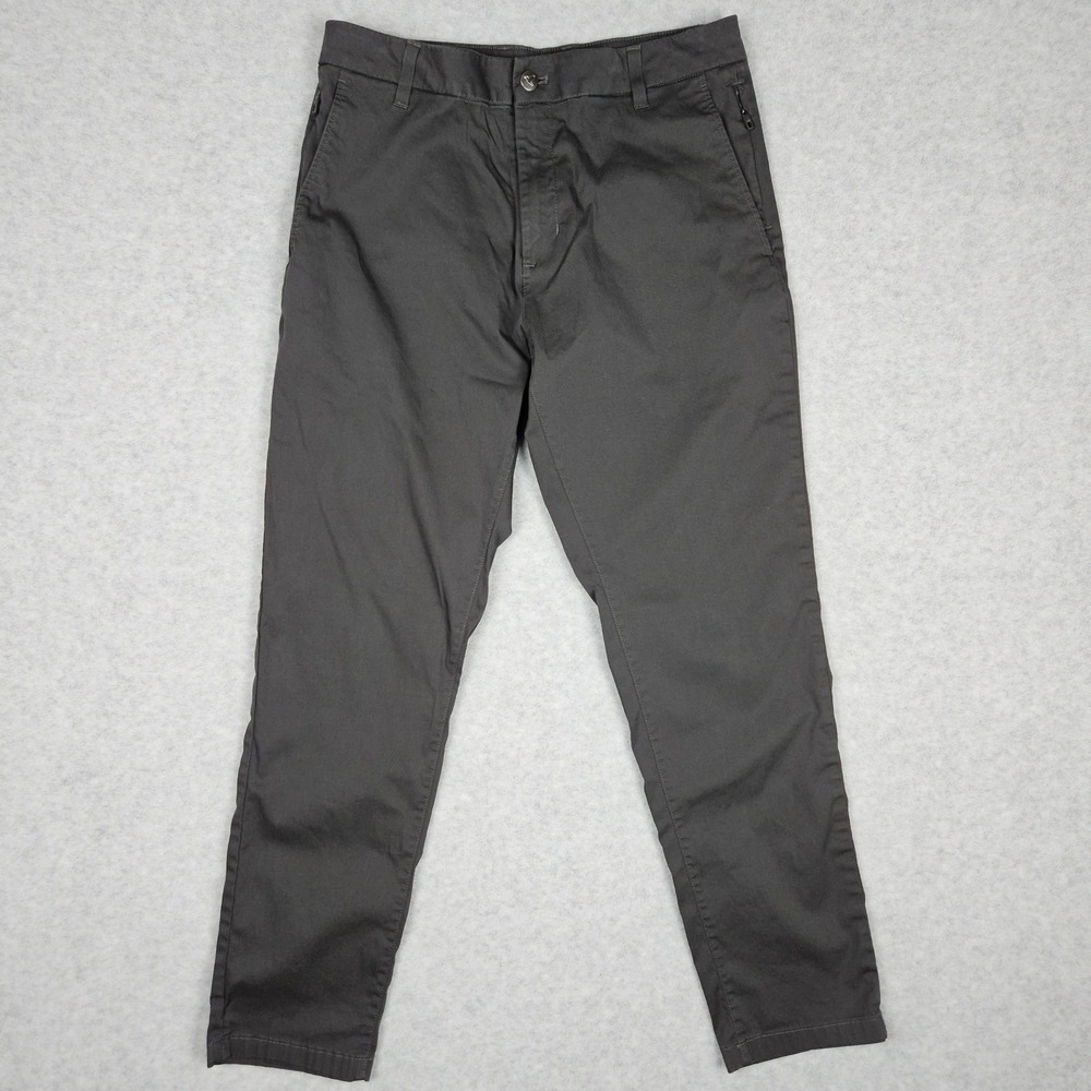 Birddogs (Men's 32x30) Unlined Gray Chino Pants Performance Stretch Commuter